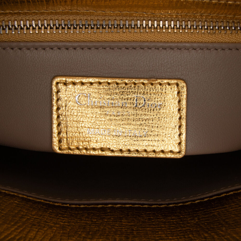 Auth Dior Small Metallic Grained #132126D26B - Picture 6 of 14